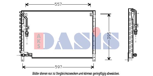 AKS DASIS Lauhdutin, ilmastointilaite 222130N